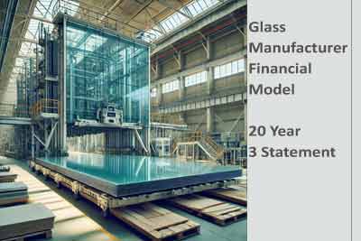 Excel Spreadsheet of a Glass Manufacturer