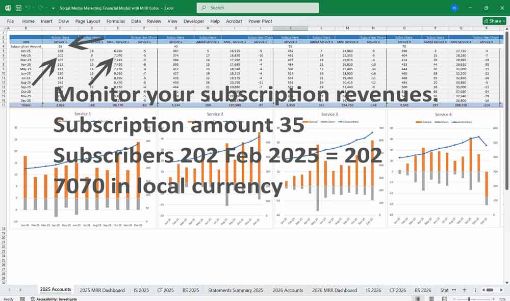 SMM Financial Template