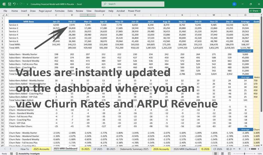 Consulting Firm Financial Model