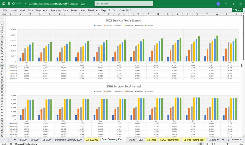 Health Center Financial Model