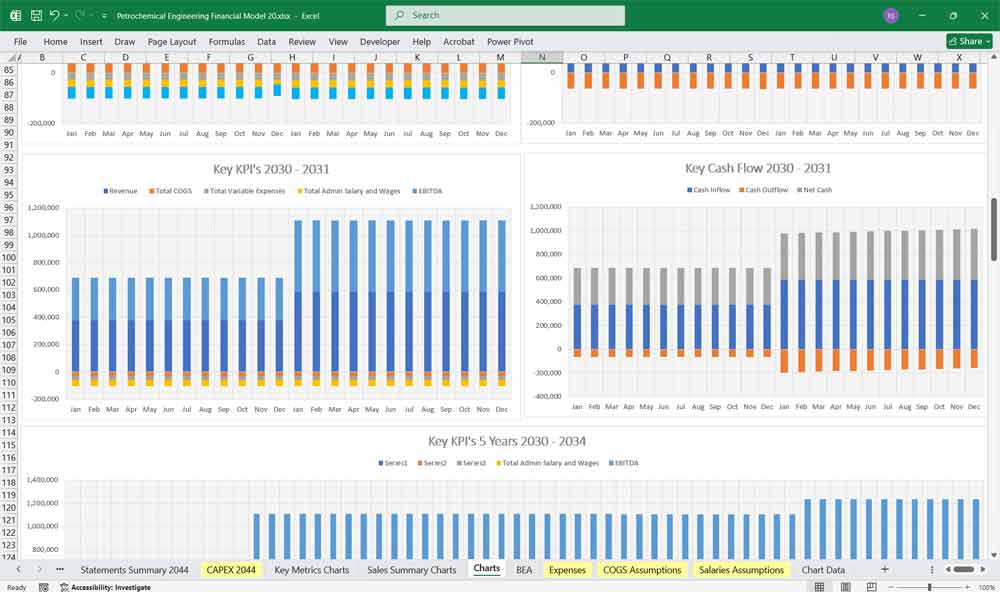 Petrochemical Engineering Financial Model