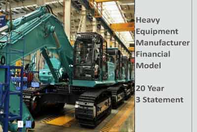 Financial Model Templates in Excel Heavy Equipment Manufacturer
