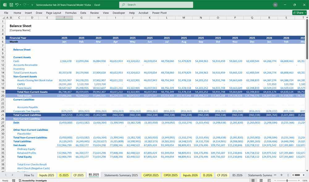 Financial Modeling Spreadsheet Template (User Guide)