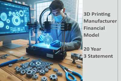 3D Printing Finance Model Templates