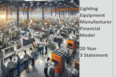 Lighting Equipment Financial Modelling Excel Templates
