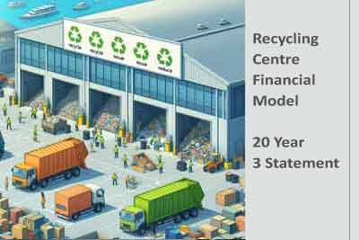 DCF Financial Model for a Recycling Centre