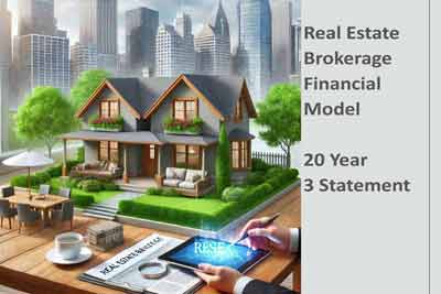 Realtor Broker DCF Financial Model