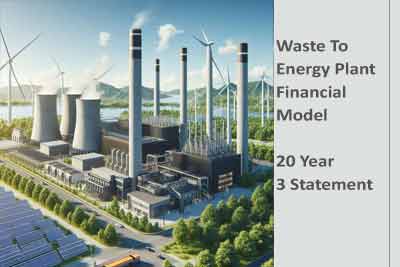 Waste To Energy Financial Model With DCF Excel Template Download
