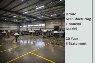 Drone Manufacturer DCF Model Template