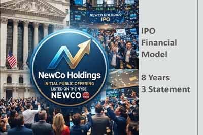 IPO Finance Model Template