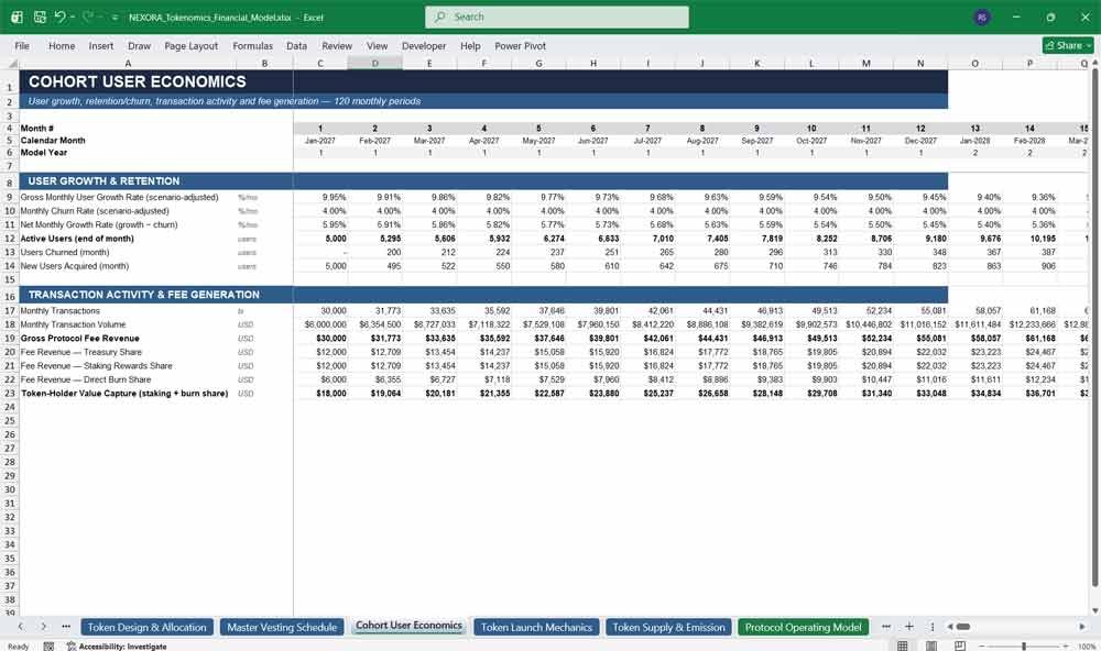 Tokenomics & Web3 Token Launch Cohort Template