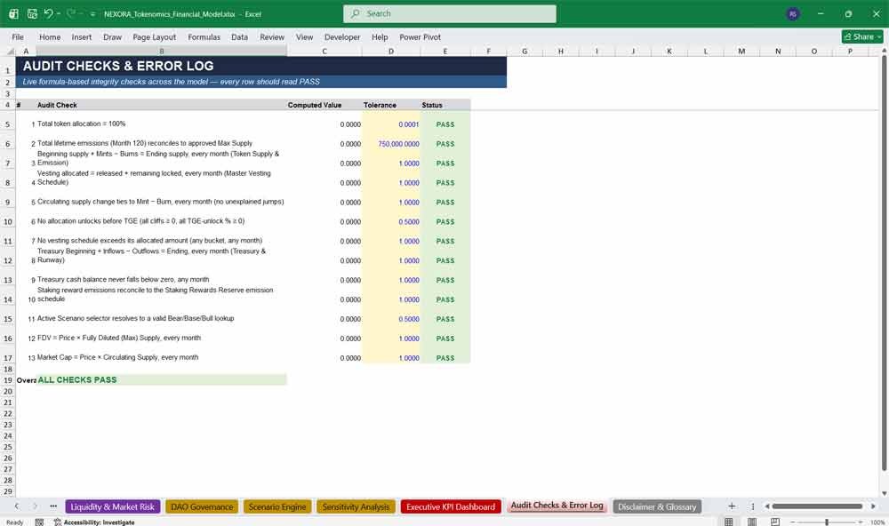Tokenomics & Web3 Token Launch Financial Model
