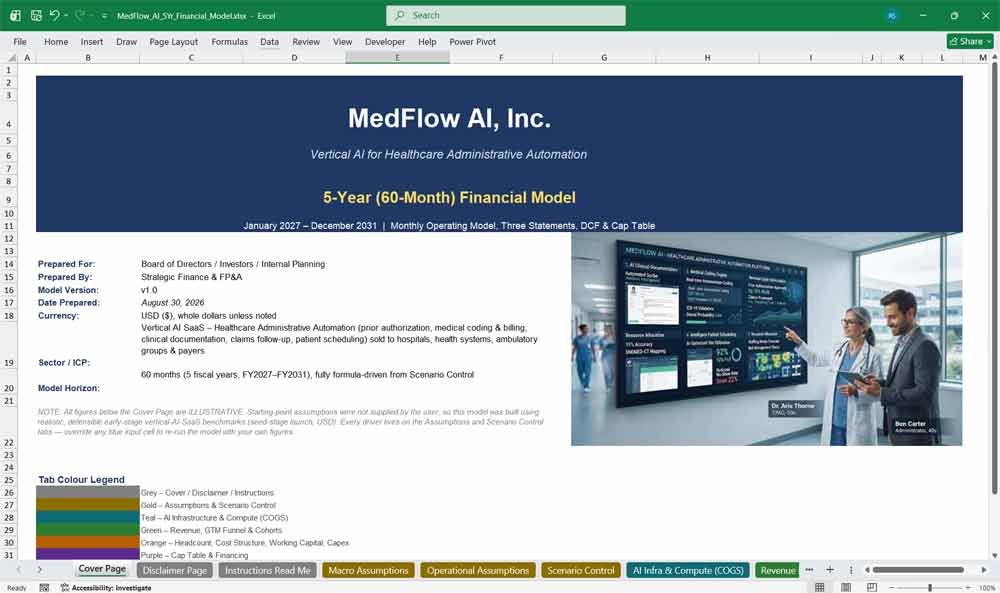 Vertical AI SaaS Financial Model in Excel