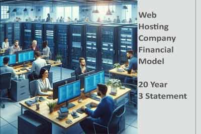 Web Hosting Financial Model Excel Templates