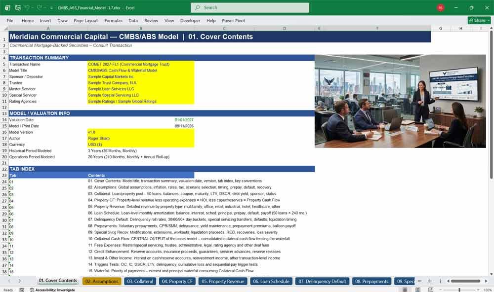 CMBS & ABS Financial Model Template